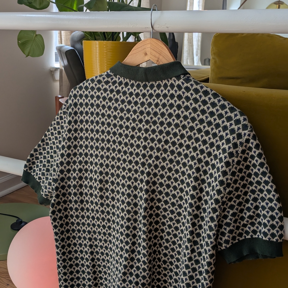 Percival Green and White Polo Shirt - Picture 4 of 4